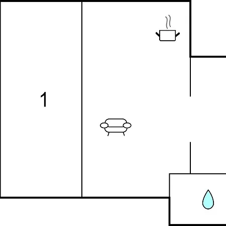 One-bedroom In Mielno *